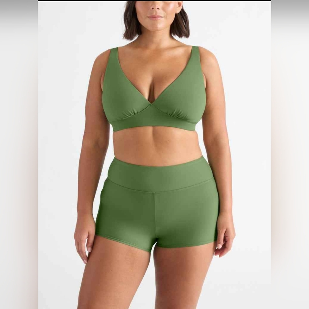 Knix Lush green Two Piece Swimsuit - NWT